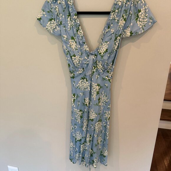 Doen Tayla Dress in Sky May Bell Floral SZ S - Picture 6 of 8